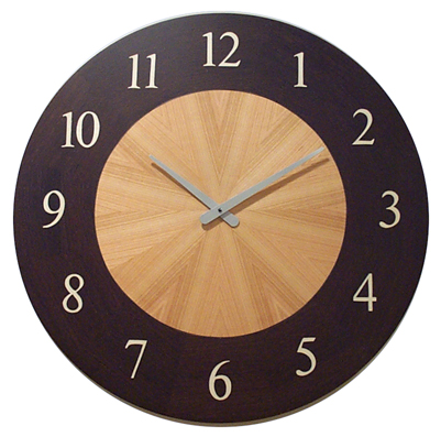 寄木デザインがお洒落です！　イタリア・ピロンディーニ掛け時計　Teseo030