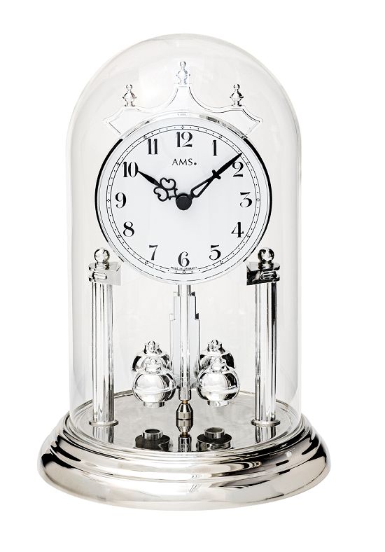最新最全の クンド 水平回転式振り子 置き時計 電池 ドイツ 置時計 