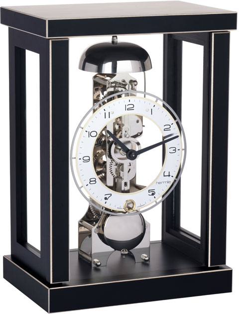 ヘルムレ　HERMLE　置き時計 機械式　ブラック　23056-740791　ヘルムレ報時置き時計