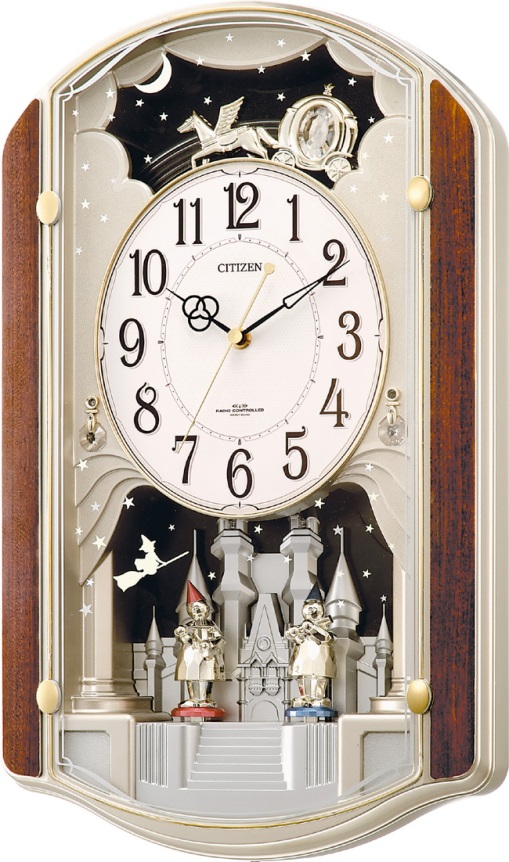 SMALL WORLD リズム時計 オルゴール時計 - 掛時計/柱時計