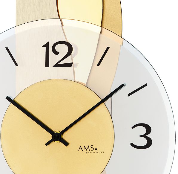 AMS掛け時計 ＡＭＳ壁掛け時計 アームス壁掛け時計 AMS9669 真鍮【送料